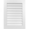 Ekena Millwork Vertical Surface Mount PVC Gable Vent: Non-Functional, w/ 3-1/2"W x 1"P Standard Frame, 24"W x 32"H GVPVE24X3201SN - alternate 1